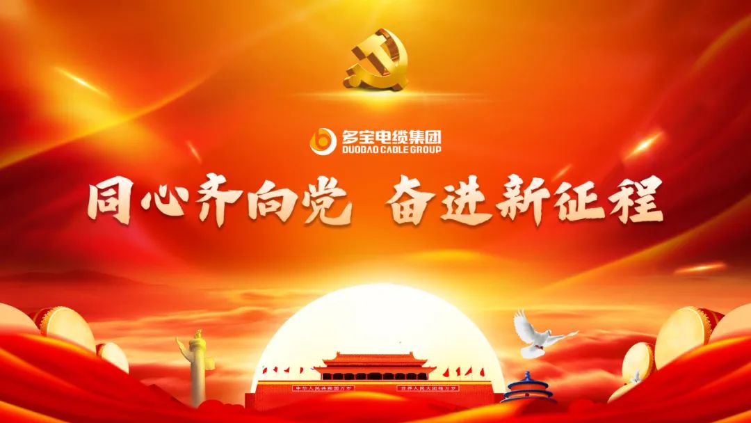 同心齐向党 奋进新征程 | 多宝电缆集团党支部学习宣传贯彻党的二十大精神主题系列活动圆满举办