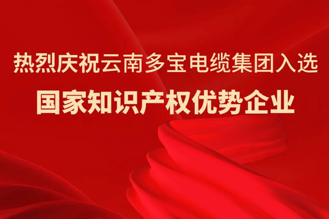 多宝电缆集团入选2022年国家知识产权优势企业