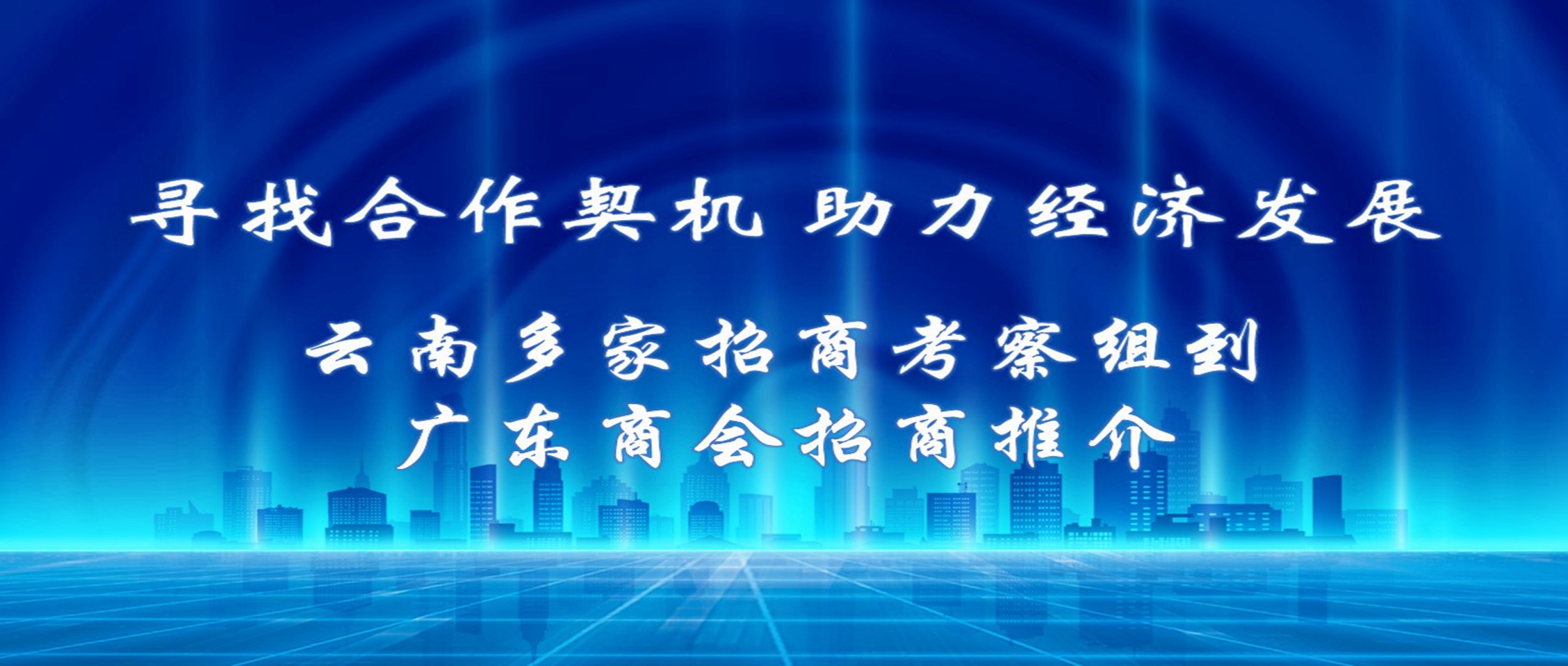 寻找合作契机  助力经济发展 云南多家招商考察组到广东商会招商推介