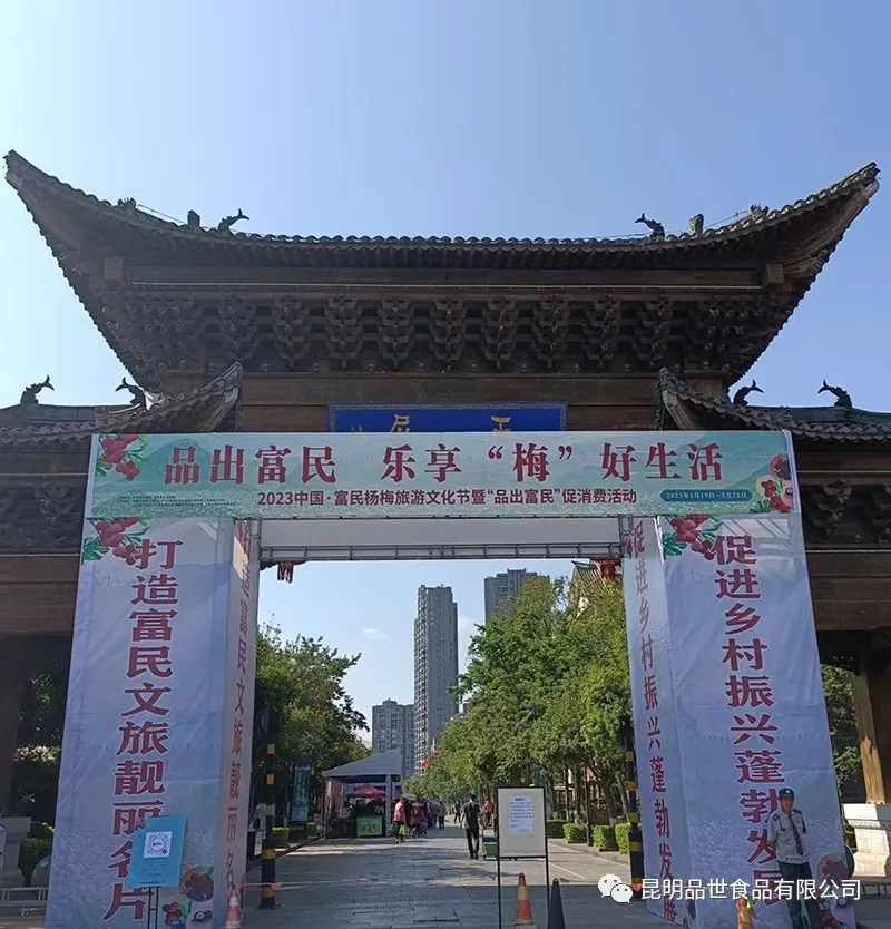 助力富民杨梅节,品世产品又火上一把