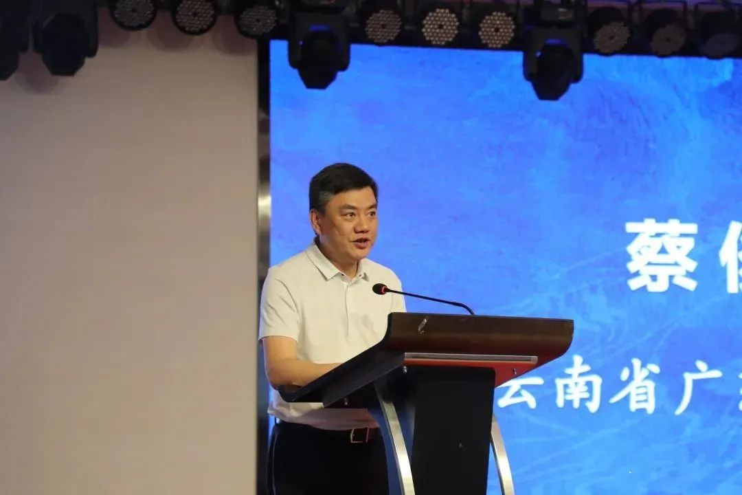 元江县金芒果•中老铁路沿线经济发展招商引资推介会 | 蔡俊丰作为县招商引资顾问代表发表讲话