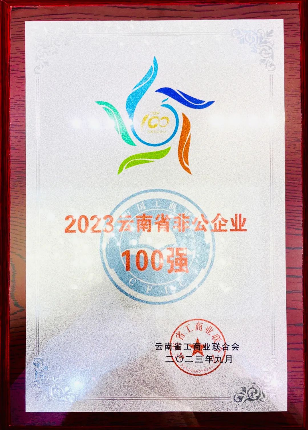三川电缆连续7年蝉联“云南省非公企业100强”称号