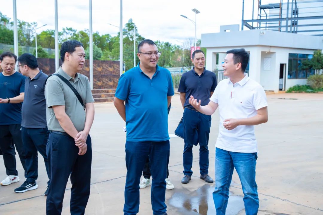 云南省工业和信息化厅和昆明市工业和信息化局到昆明三川电缆走访调研