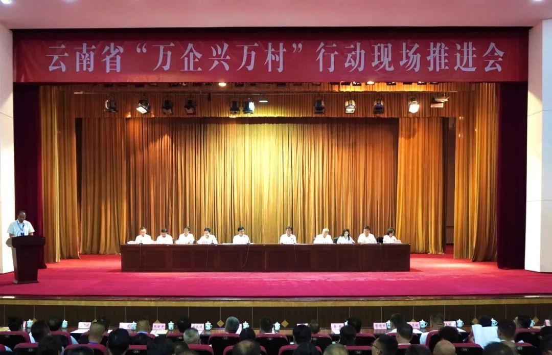 蔡俊丰参加云南“万企兴万村”现场推进会