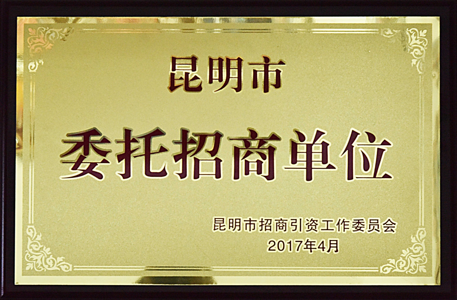 昆明市委托招商单位