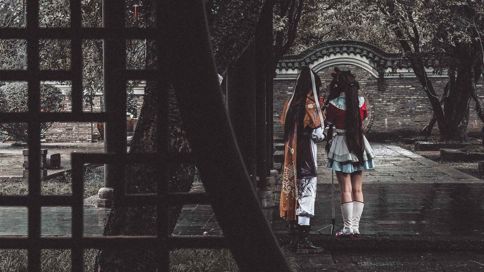 零陵蘋洲书院，潇湘雨中褪色的中国水墨画