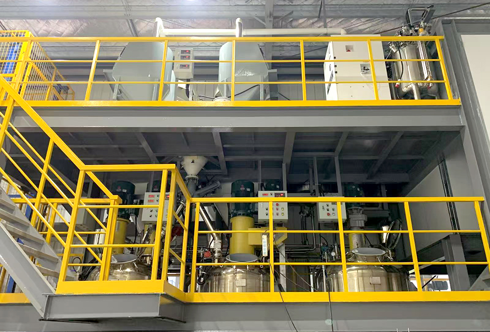 鲁米科技承建的中科院无机涂料全自动示范生产线项目即将竣工