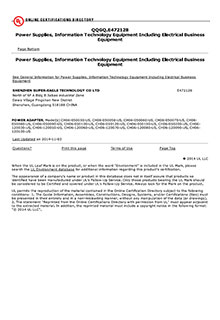 UL certification