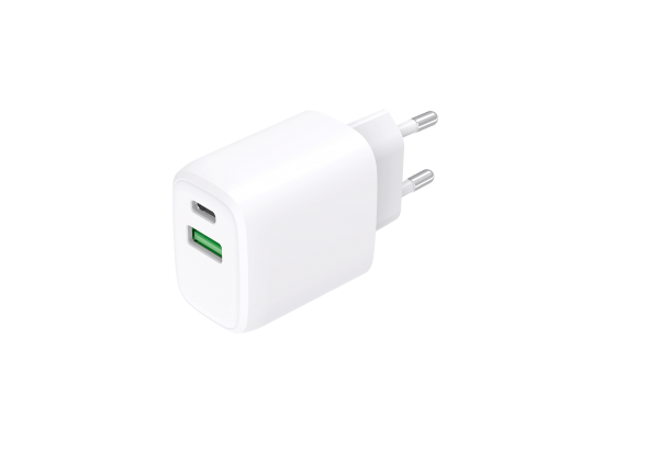 PD20W+QC18W Dual USB Ports Fast GaN Charging for Mobile Phone/P973