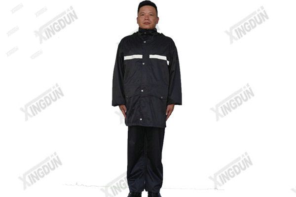黑色警用雨衣