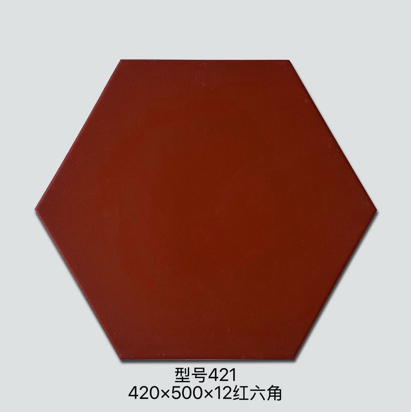421 Hexagonal terracotta floor tile