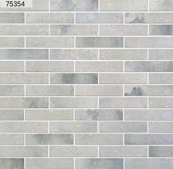 75354 Rustic Grey Faux Brick Tiles Iridescent Antique Building Brick