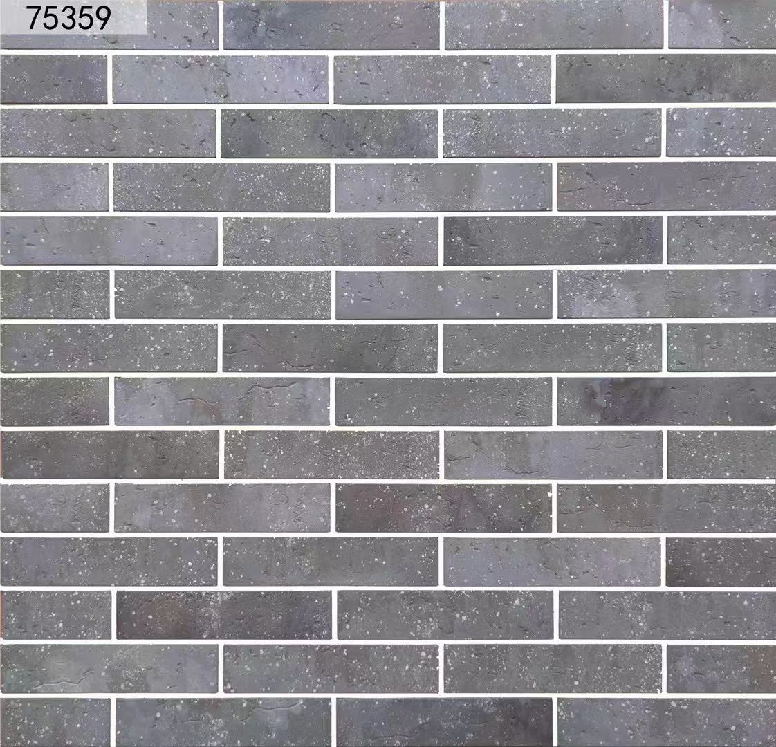 75359 Rustic Grey Faux Brick Tiles Iridescent Antique Building Brick