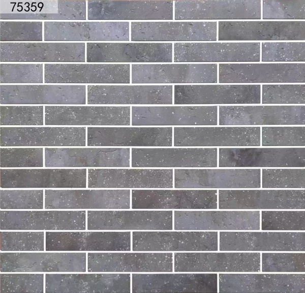 75359 Rustic Grey Faux Brick Tiles Iridescent Antique Building Brick