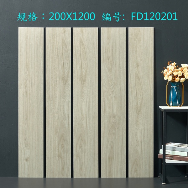 FD120201 bedroom wood look tile ,  kitchen wood porcelain tile 