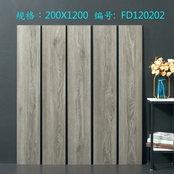 FD120202 bedroom wood look tile ,  kitchen wood porcelain tile