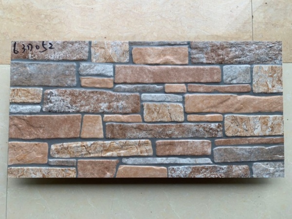 63D052 3D Natural Slate Effect Exterior Ceramic Wall Tiles