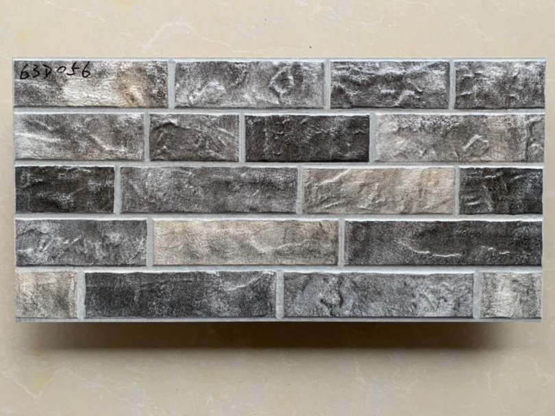63D056 Rough Cut Stone Texture Outdoor Wall Cladding Tiles