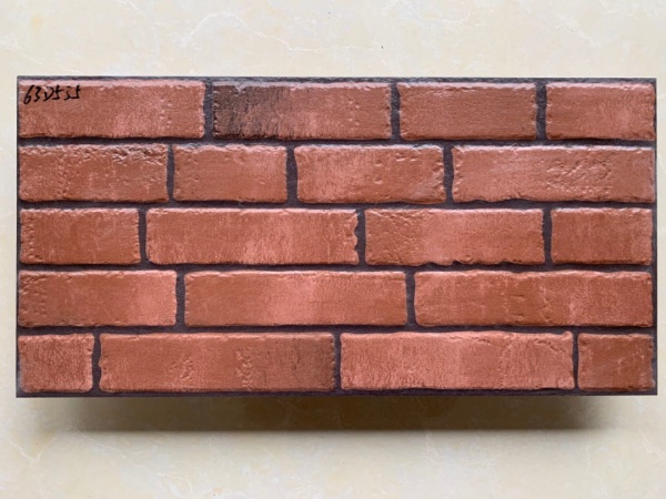 63D535  Red Brick Texture Ceramic Wall Tile