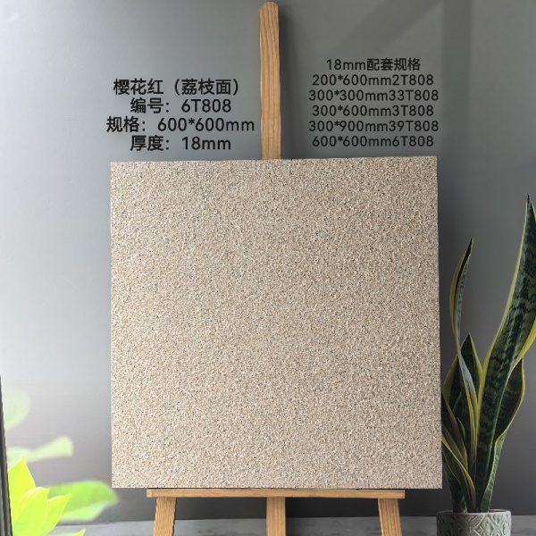 6T808 Heavy-Duty Outdoor Porcelain Floor Tiles