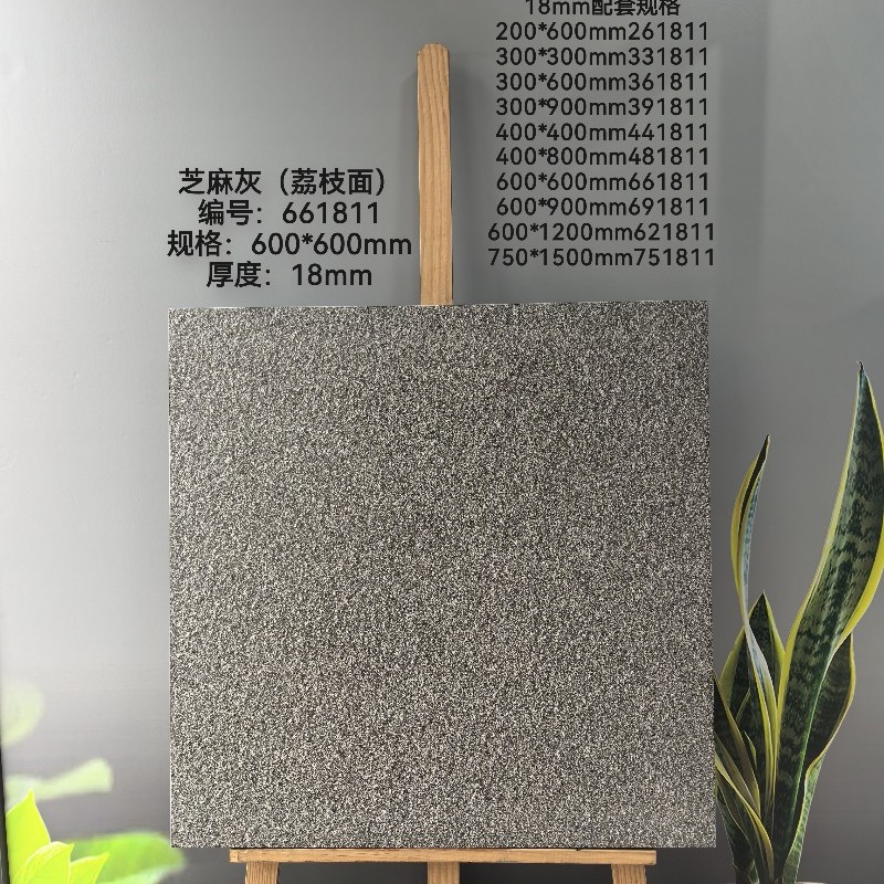 661811 Heavy-Duty Outdoor Porcelain Floor Tiles