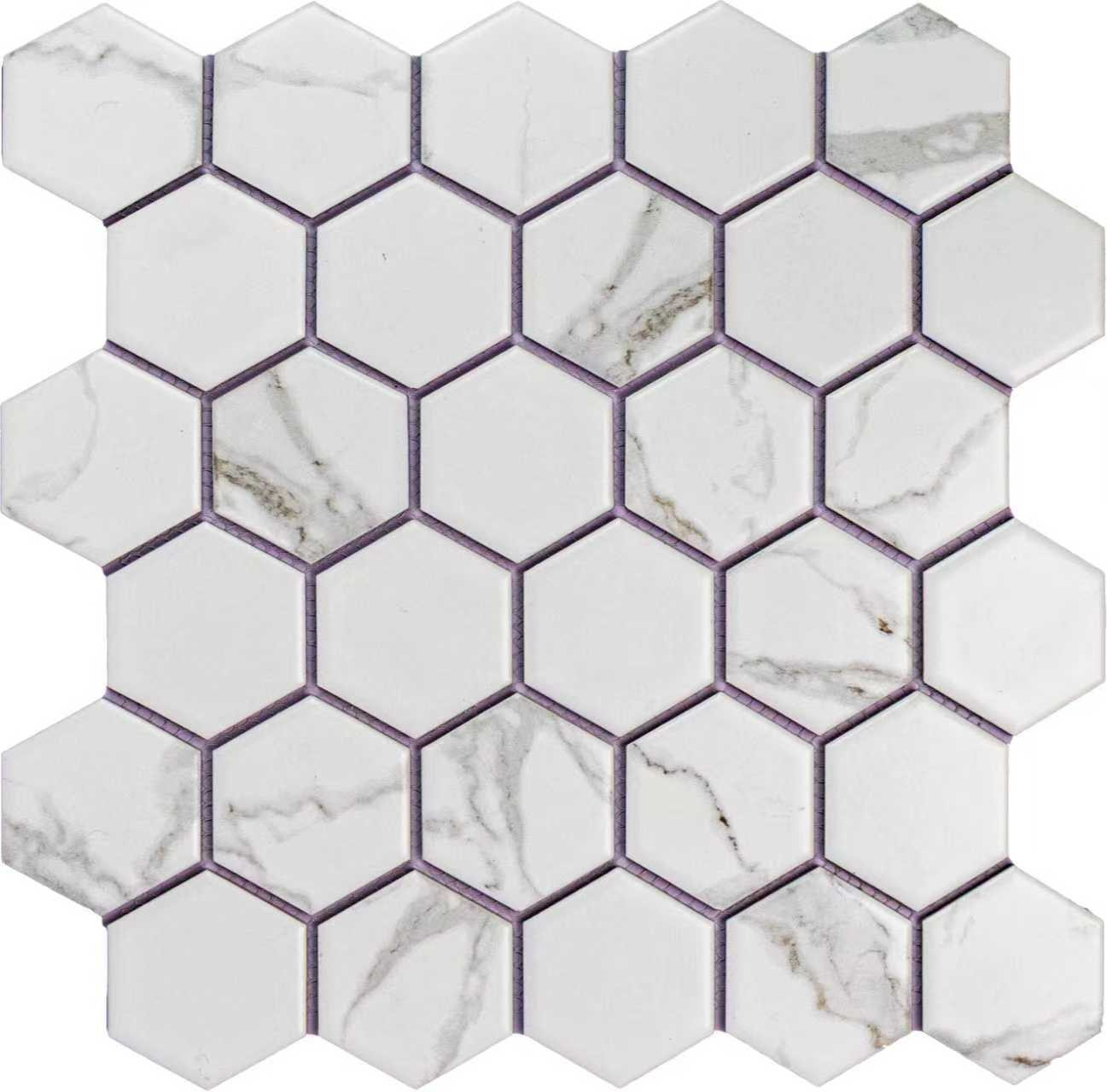 P5901AB Modern Decorative Porcelain Mosaic Tile for Bathroom & Kitchen