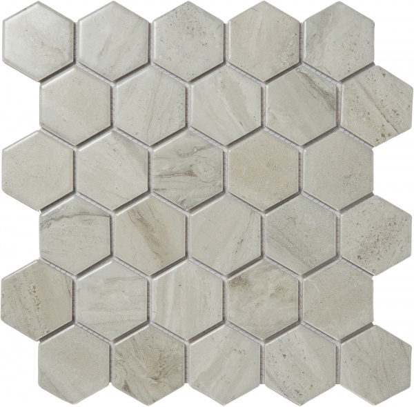 P5903AB Hexgonal Modern Decorative Porcelain Mosaic Tile for Bathroom & Kitchen