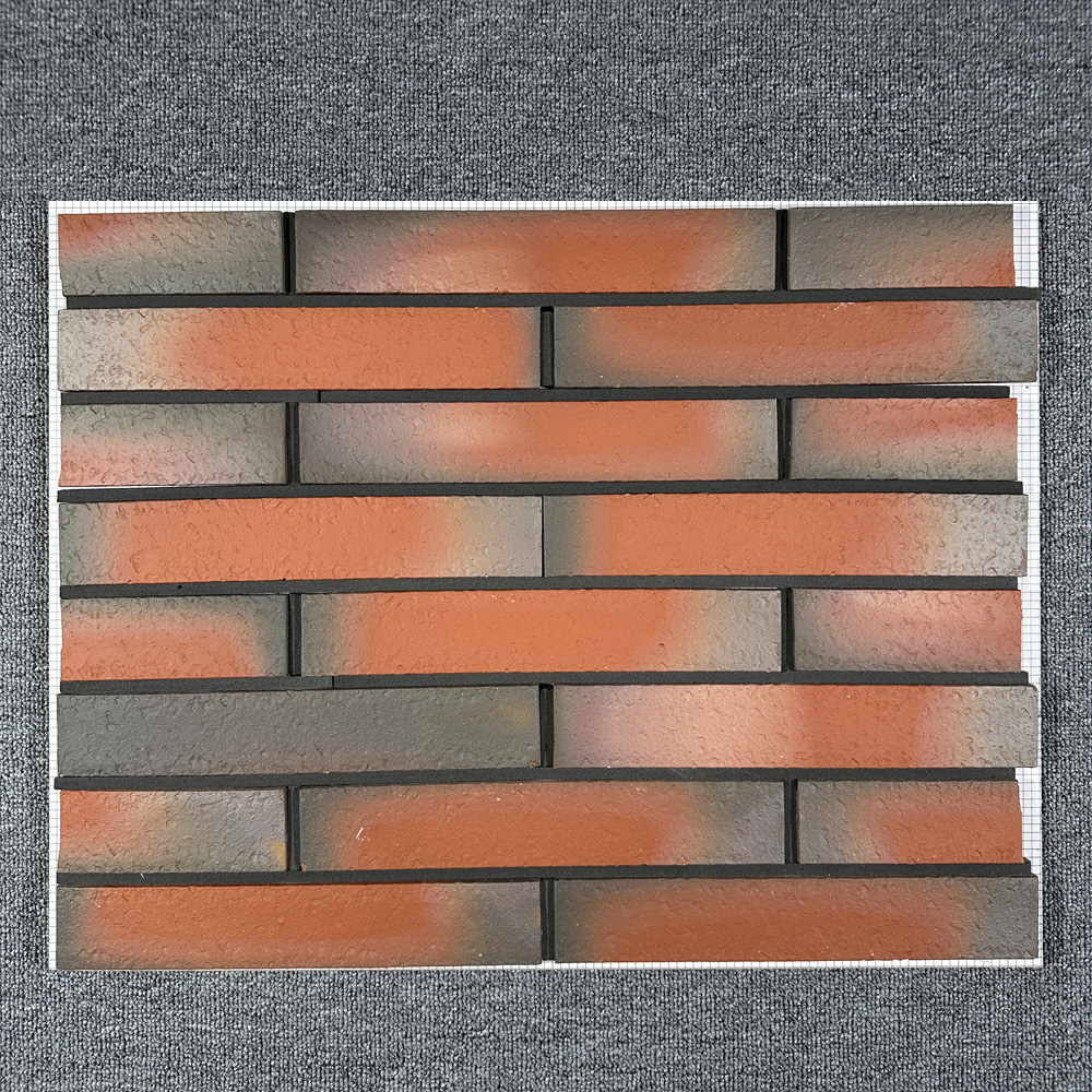 59602# Rustic Red Matte Clay Split Brick