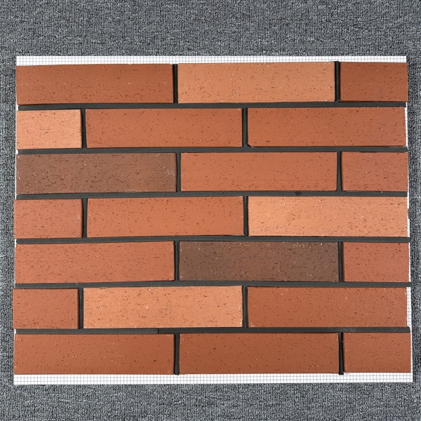 H8419# Rustic Red Matte Clay Split Brick