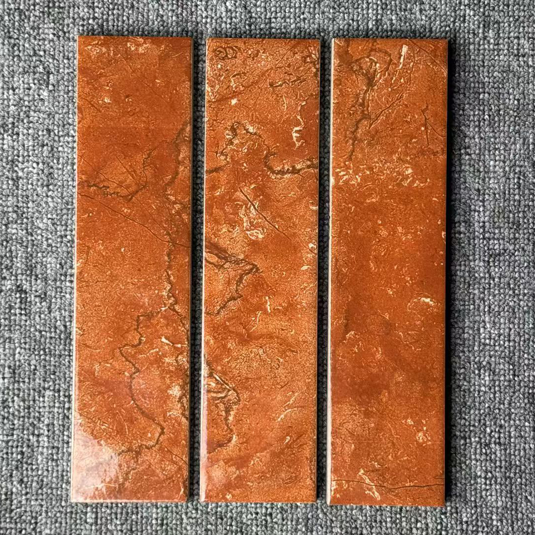 24651# Red Handcrafted Glazed Wall Tile