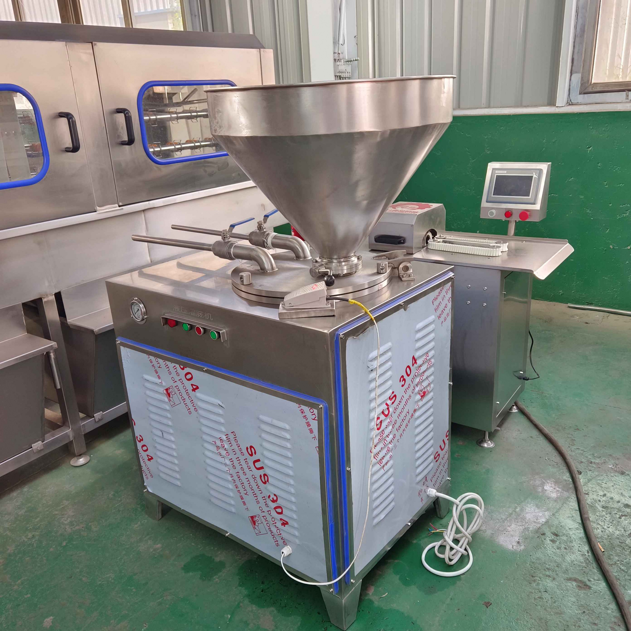 香港--液压灌肠機|液压香肠灌肠机|液压臘腸機|製作肠机（香港本地維修)