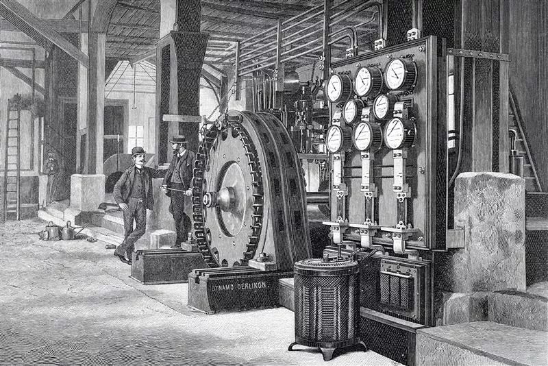 Hitachi Energy workshop during the Industrial Revolution