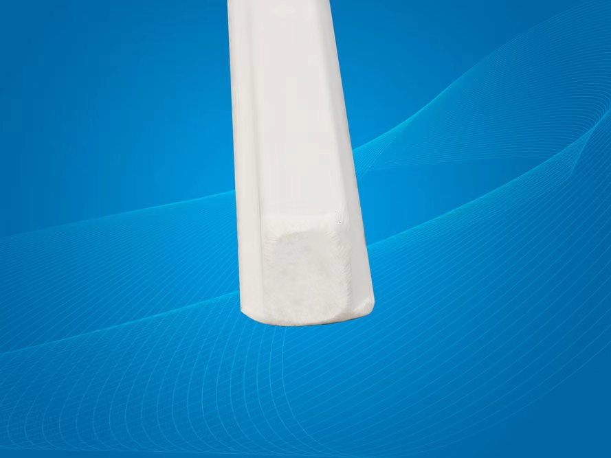 Pultruded glass insulation spacers, lead-in strips, ventilating strips