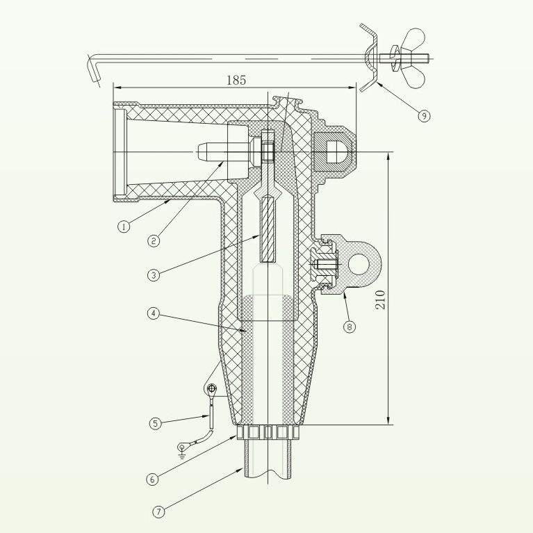 AZT Series 15-36kV High Current Elbow Connector