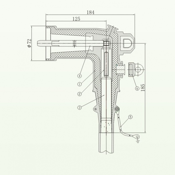 AZT1-15/200 Medium Voltage Compact Elbow Connector