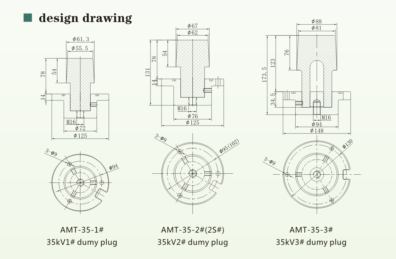 AMT-35（40.5） 35kV Inner Cone Dummy Plug