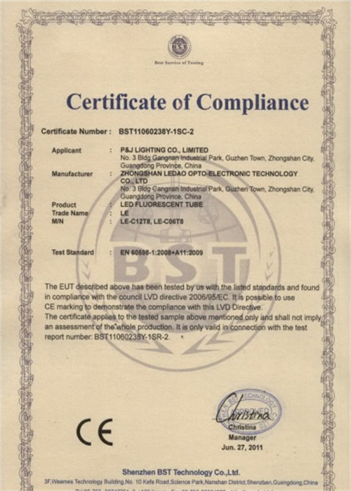 CE Certification