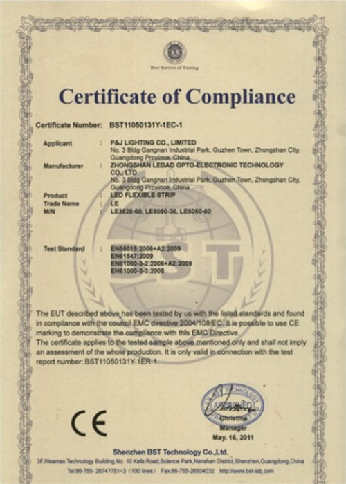 CE Certification
