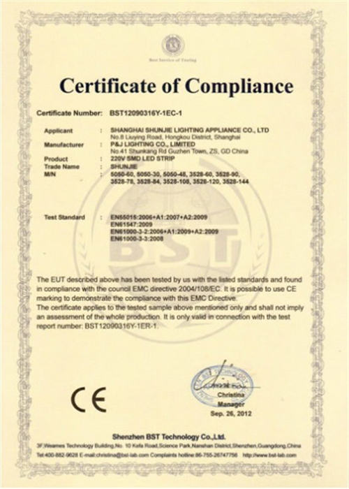 CE Certification