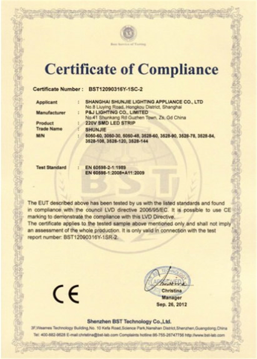 CE Certification