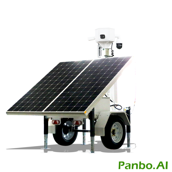 Mobile surveillance trailer