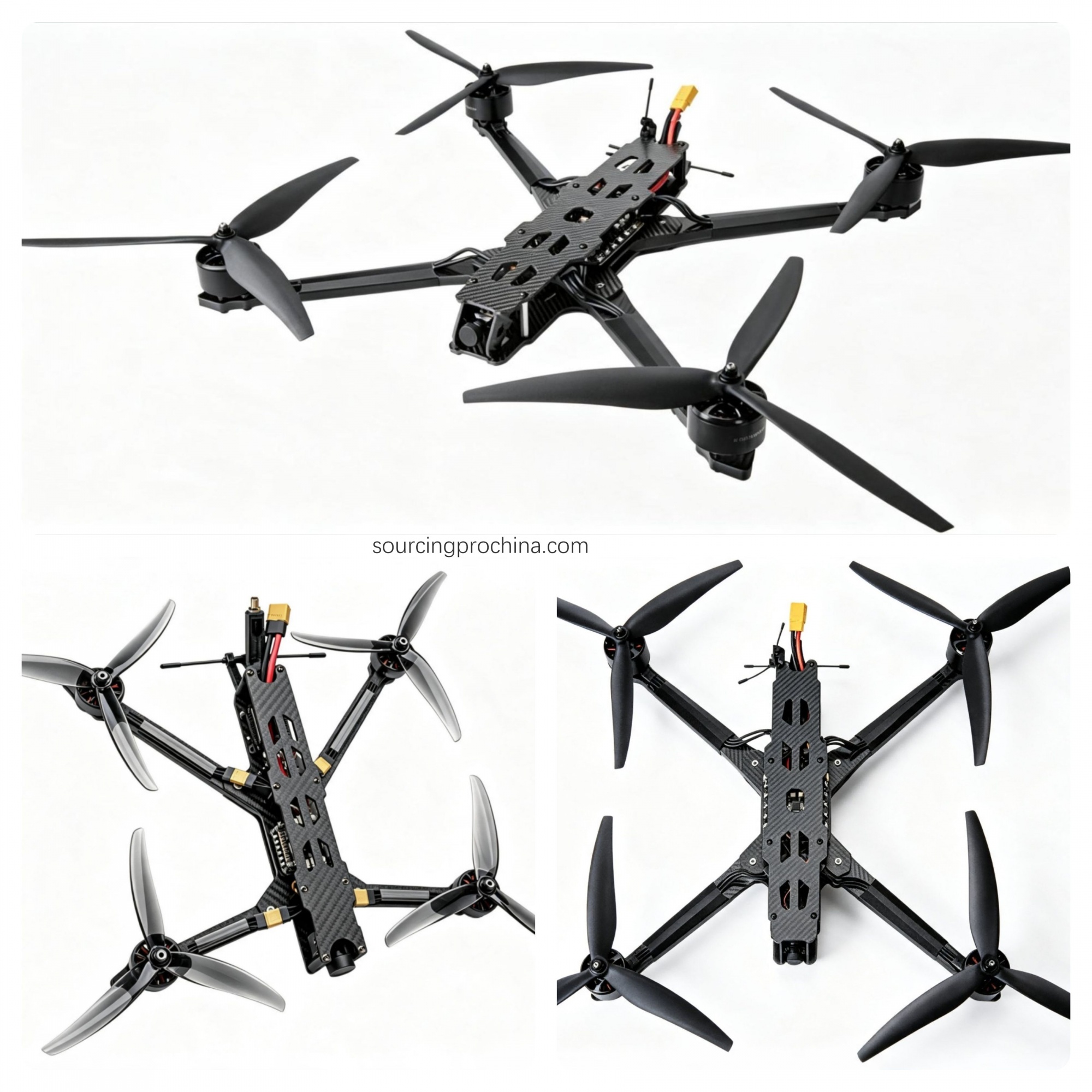 Heavy-Lift Industrial Drones | 13–17 Inch UAV Platforms | Up to 30km Control Range | Sourced by SourcingProChina