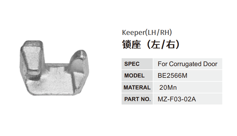 Keeper（LH/RH）