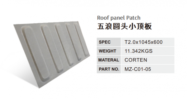 Roof panel Patch