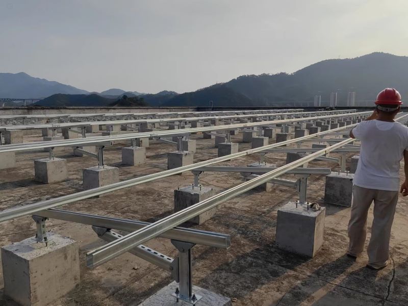 5.6MW Rooftop Mounting Steel Structure