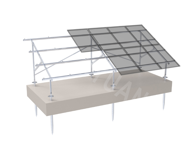 Ground bracket system