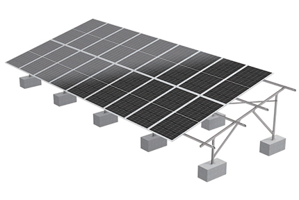 U Steel Ground Mounting Structure