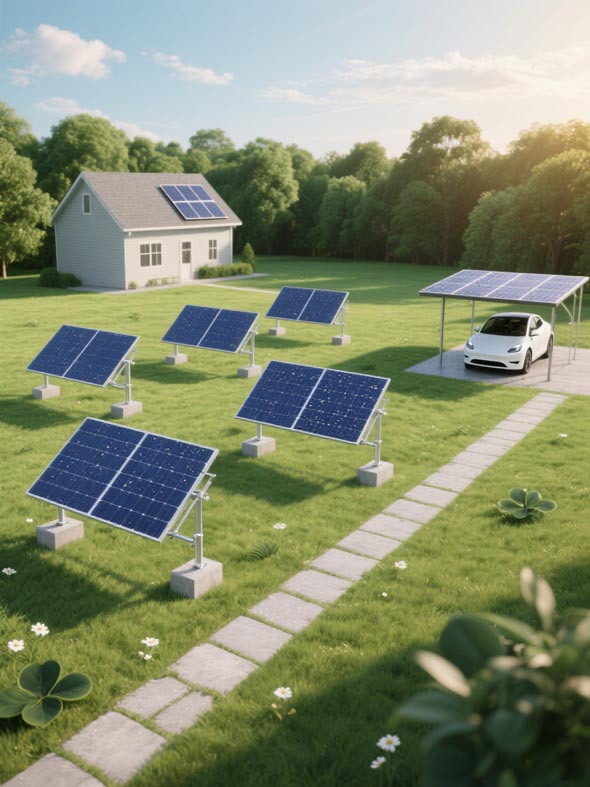Ziyuan Solar Carport Mounting Structure