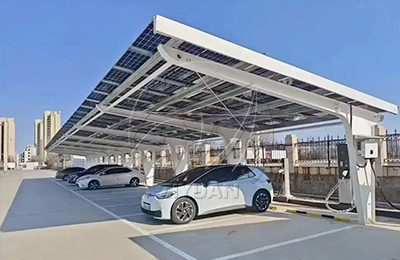 Carbon Steel Solar Carport Mounting system Case Study,Carbon Steel Solar Carport Mounting Implementation Example