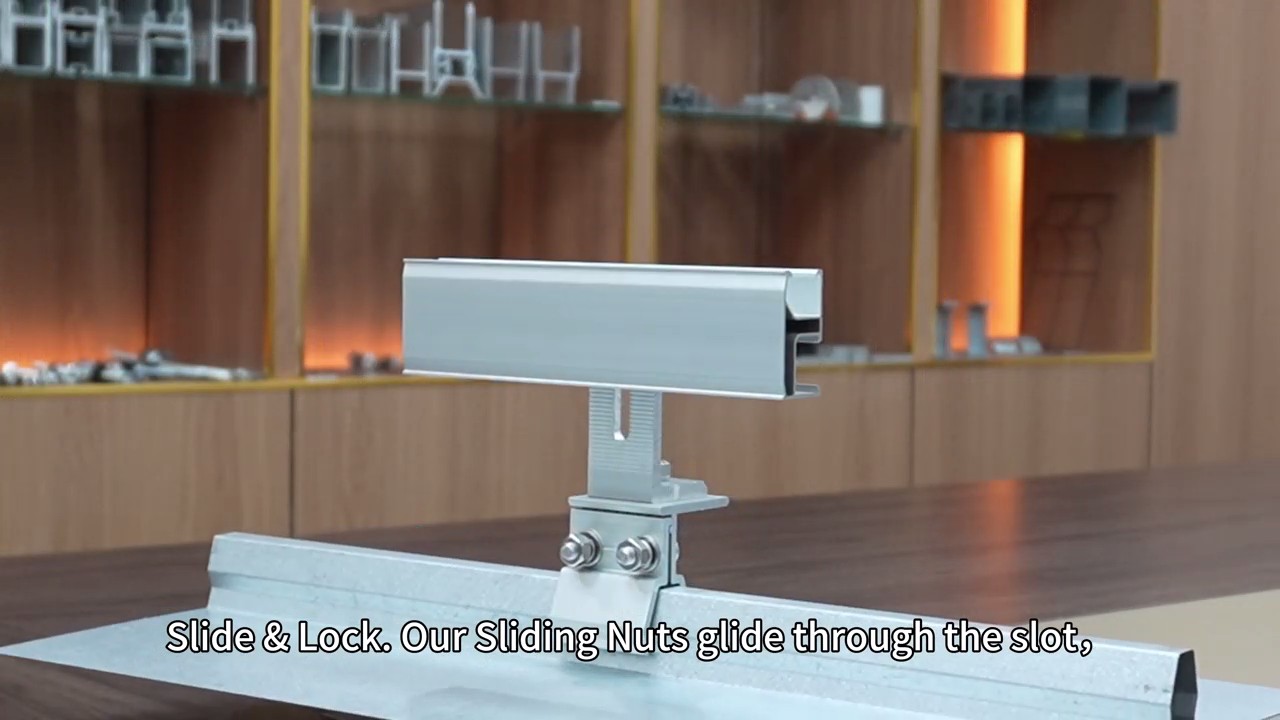 Slide and lock rail installation optimized for ASCE 7-22 wind load standards and ultra-large format 700W+ modules